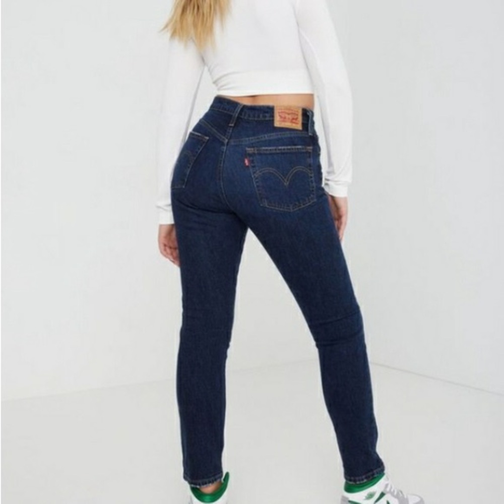 Levis 501 Skinny High Rise Distressed Women Jeans Salsa Authentic Sz 25 NWT